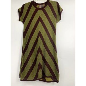 Young Broke and Fabulous Green and Brown Dress Size S